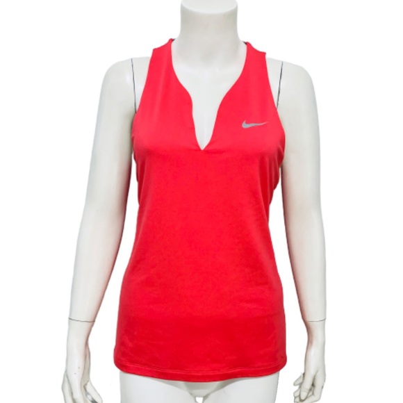 Nike Tops - NIKE | Pure Court Tennis Dri-Fit V-Neck Tank Top L